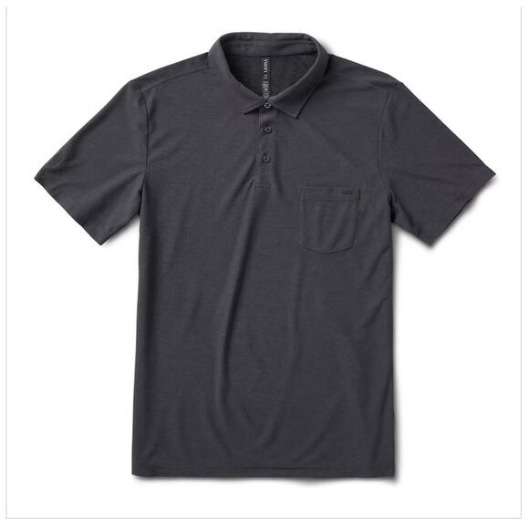 Vuori Men’s Ace Polo in Gray - Picture 1 of 3